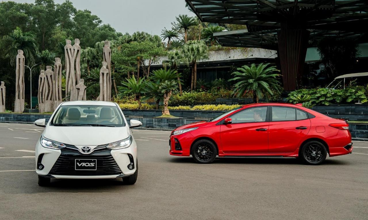 Giá Toyota Vios 2021 mới ra mắt từ 480 - 638 triệu đồng