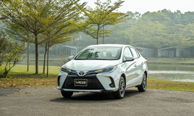 Toyota Vios tăng thứ hạng, nhưng doanh số giảm.