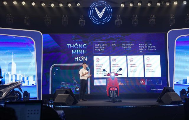 Xe máy điện VinFast ra mắt Việt Nam.