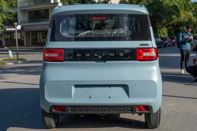 Wuling HongGuang Mini EV sở hữu ngoại hình vuông vức hiện đại, theo kịp xu hướng thiết kế xe hơi hiện nay.